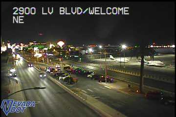 Las Vegas Blvd & Welcome Sign live webcam
