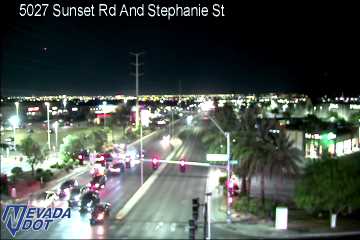 Sunset Rd & Stephanie St live webcam