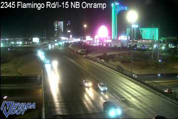 Flamingo Rd & I-15 NB Ramp Arena live webcam
