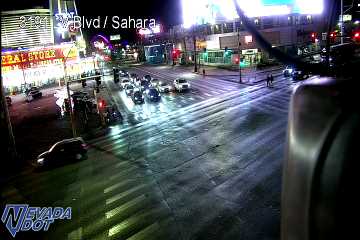 Sahara Ave & Las Vegas Blvd - Festival live webcam