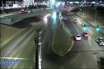 Boulder Hwy & US 95 SB Ramp live webcam