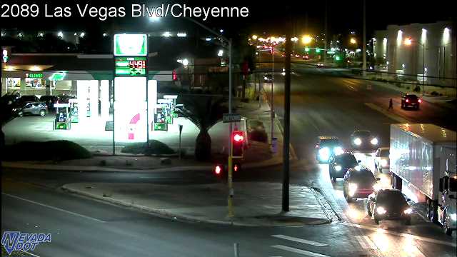 Las Vegas Blvd & Cheyenne Ave - Speed live webcam