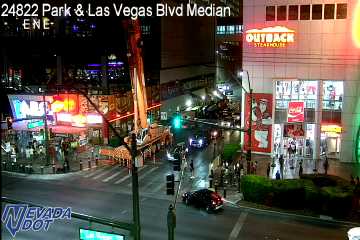 Las Vegas Blvd & Park Ave S Median live webcam