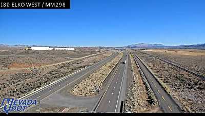 I-80 Elko Nevada Exit 298 West View