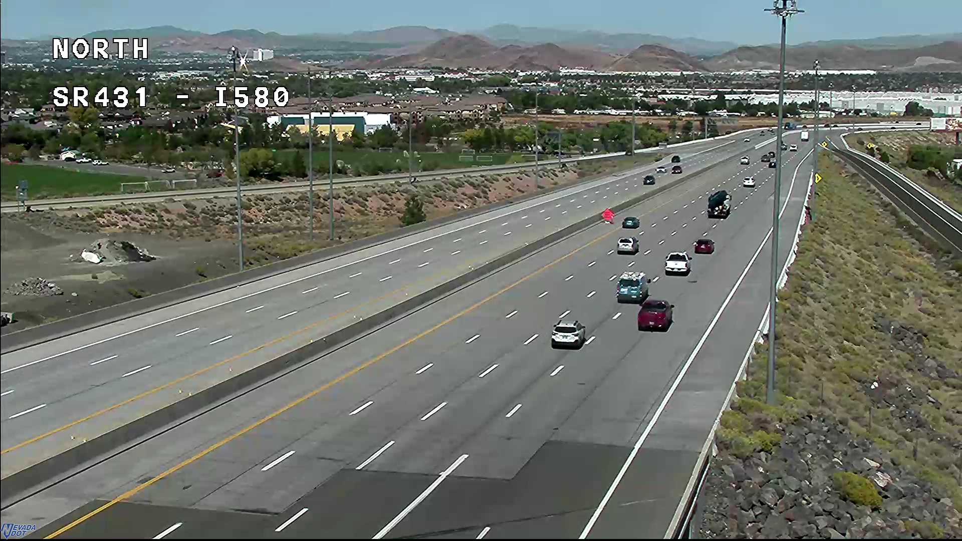 I580 @ SR431 Off Ramp NB