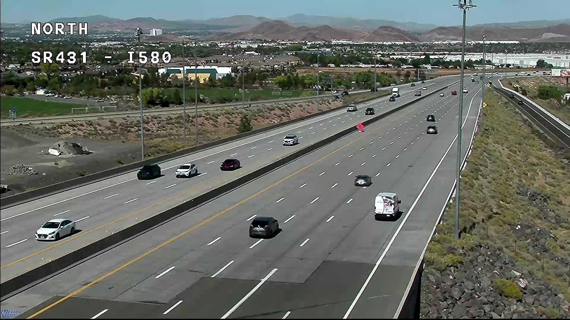 I580 @ SR431 Off Ramp NB