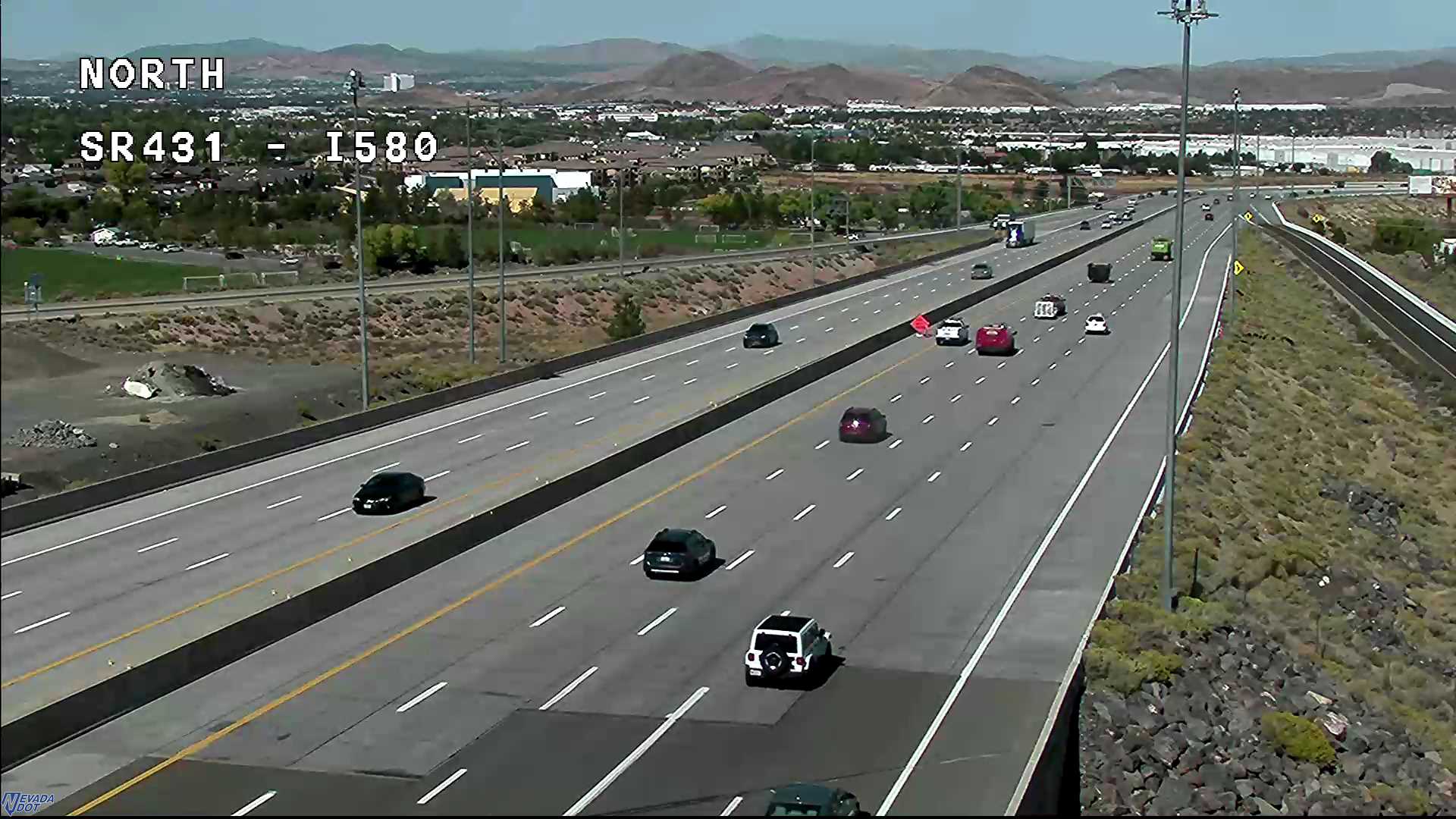 I580 @ SR431 Off Ramp NB
