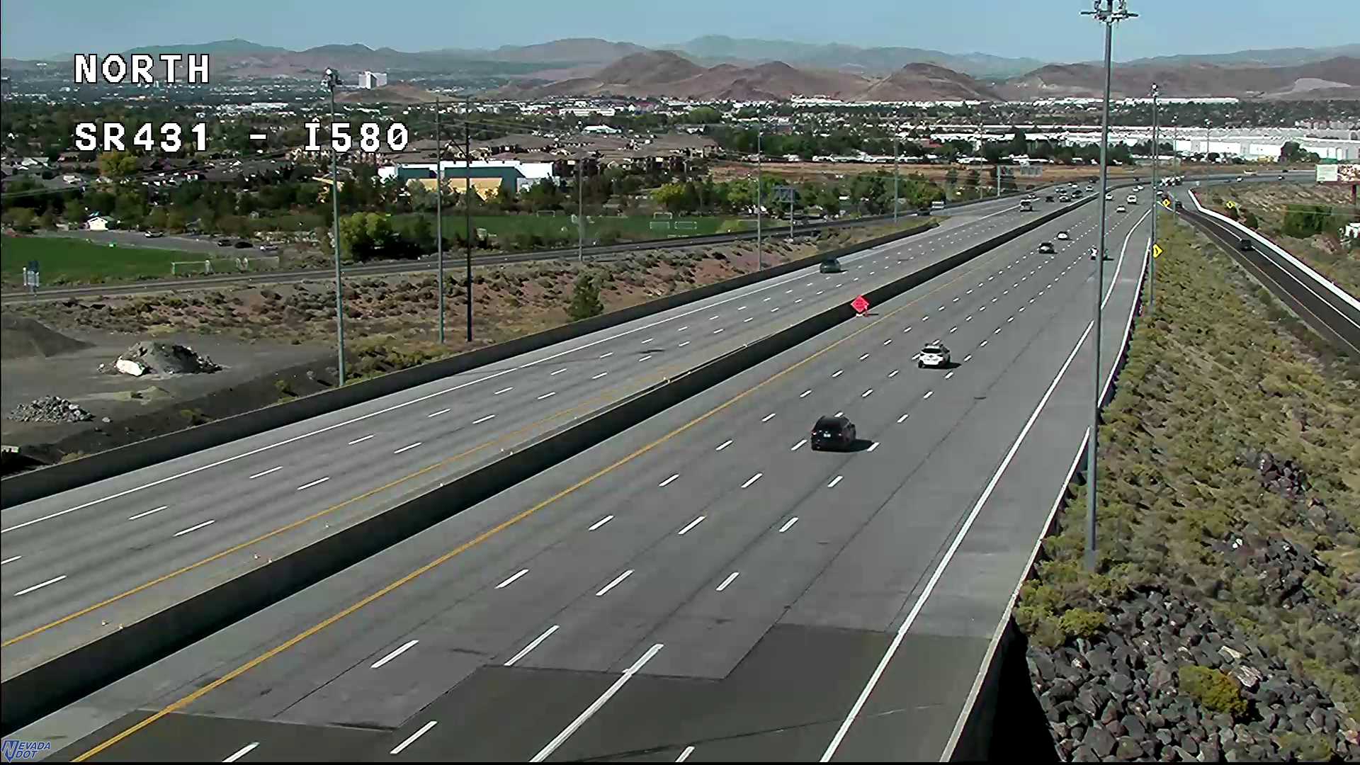 I580 @ SR431 Off Ramp NB
