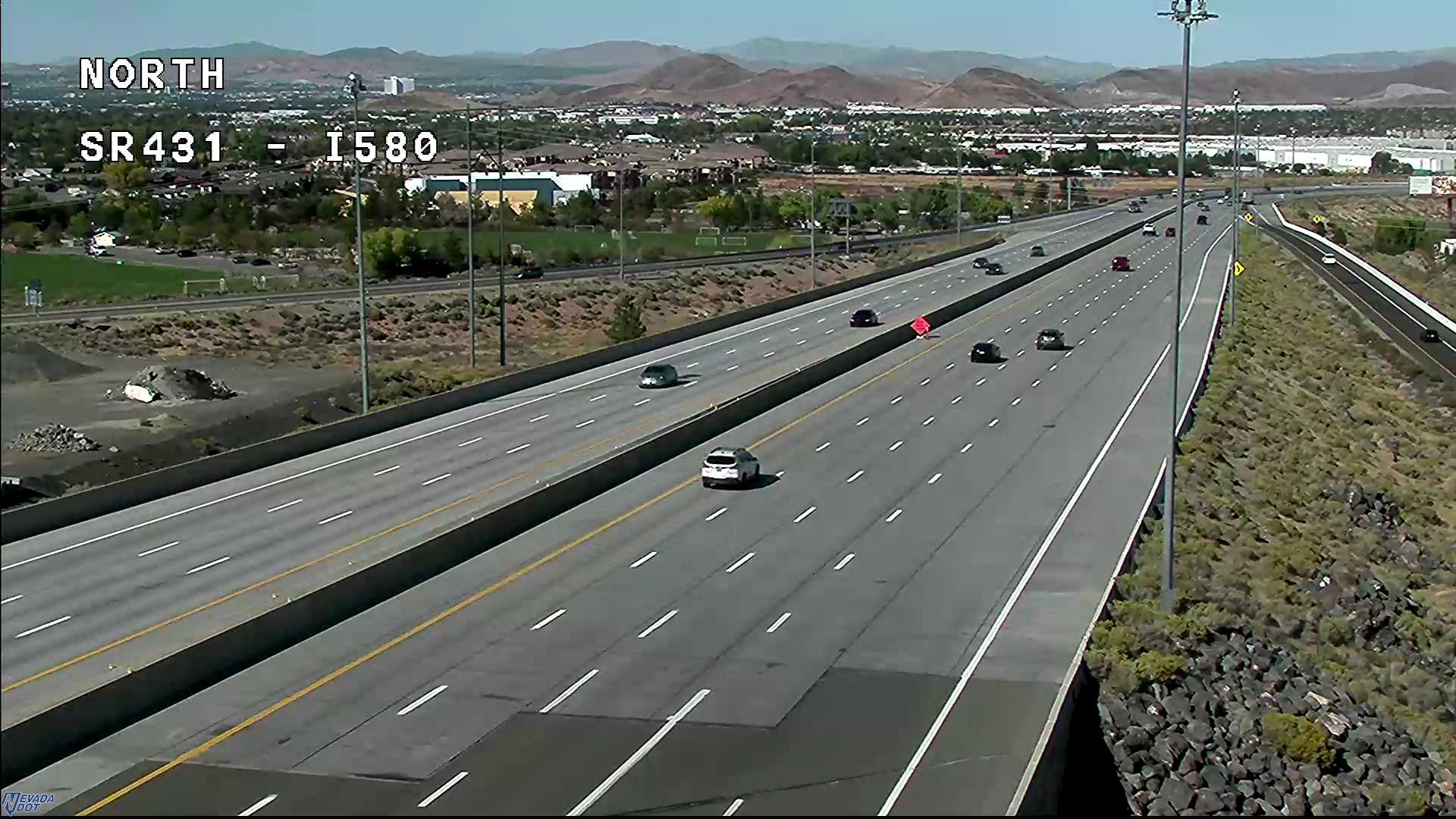I580 @ SR431 Off Ramp NB