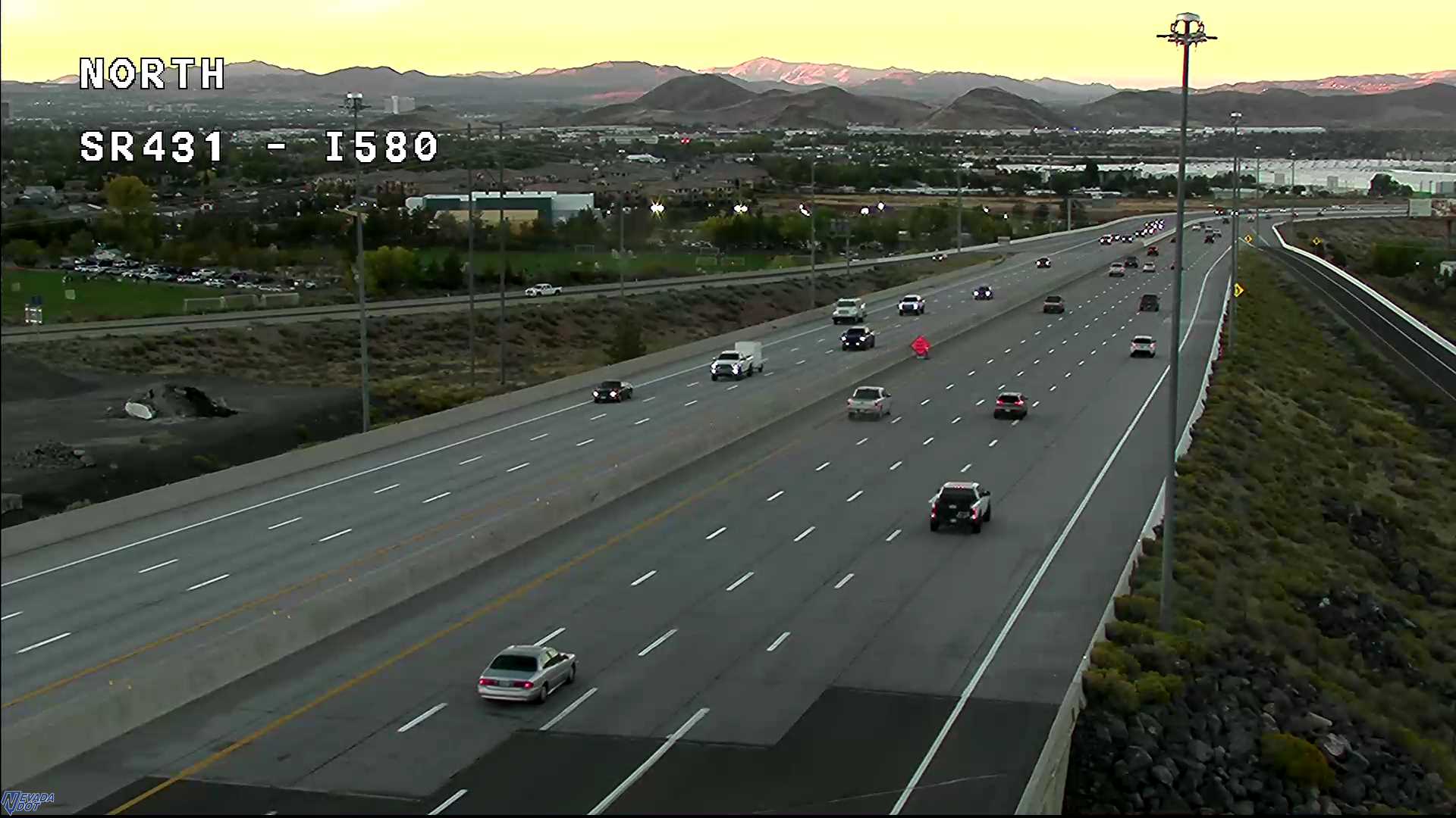 I580 @ SR431 Off Ramp NB