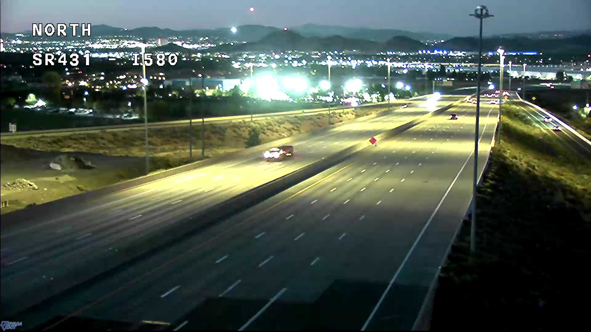 I580 @ SR431 Off Ramp NB