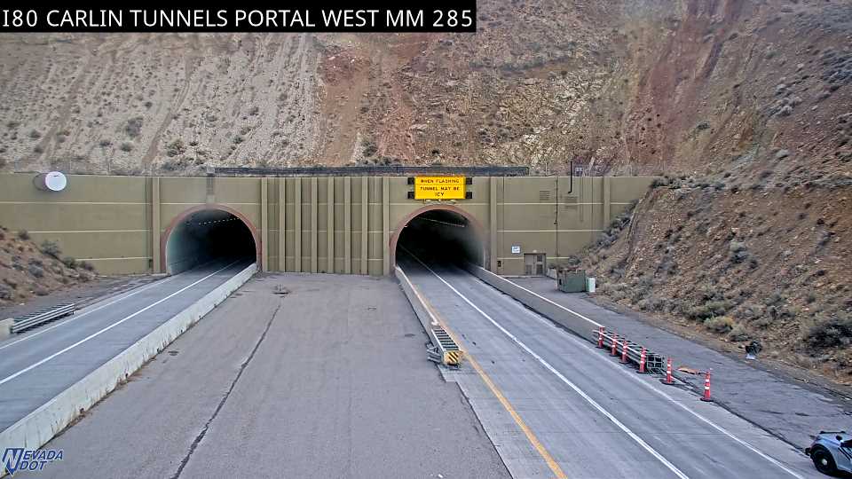 IR-80 MM 285 Carlin Tunnel West EL 7.5
