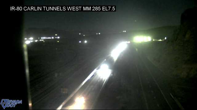 Road camera: I-80 West Side of Carlin Tunnel 80 Foot Pole MM285