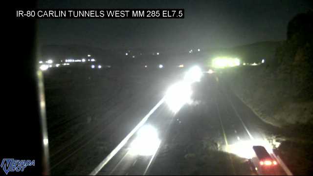 Road camera: I-80 West Side of Carlin Tunnel 80 Foot Pole MM285