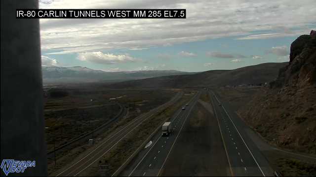 I-80 West Side of Carlin Tunnel 80 Foot Pole MM285