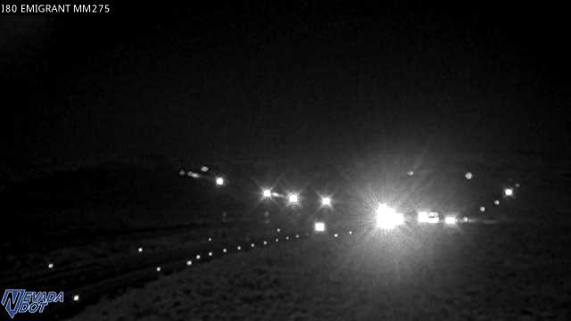 Road camera: I-80 Emigrant W/B Chain Up MM275 MM23.5