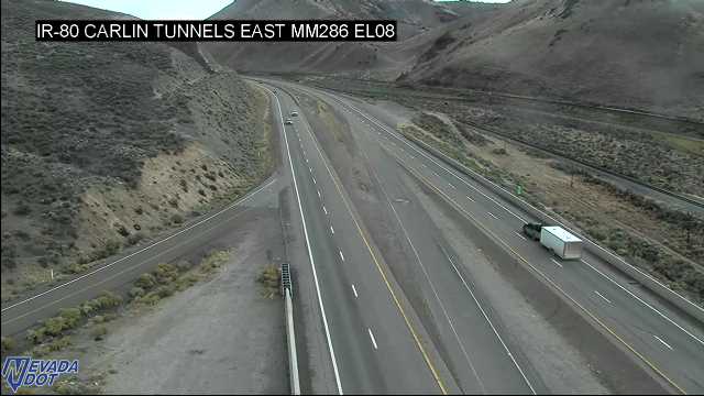 I-80 WB East Side of Carlin Tunnel 80 Foot Pole MM
