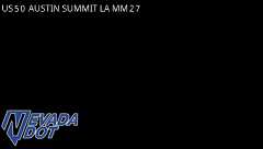 Traffic camera: US50 Austin Summit LA MM25